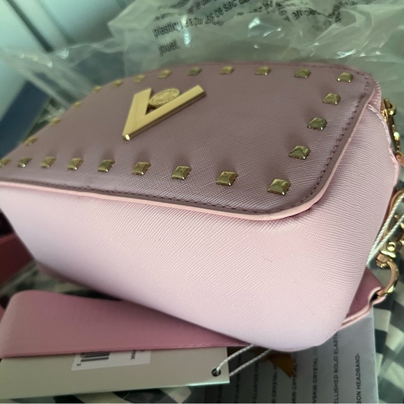 Valentino Orlandi Pink Studded Camera Bag NWT - Picture 7 of 7